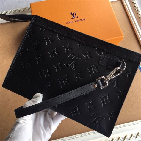 louis vuitton wristlet black|lv wristlet.